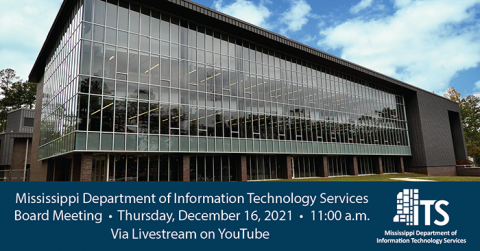 ITS Building - Livestream December Board Meeting