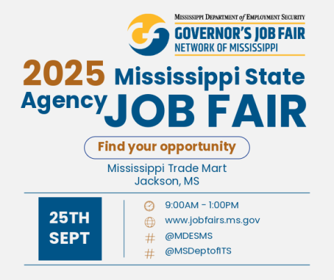 2025 Mississippi State Agency Job Fair